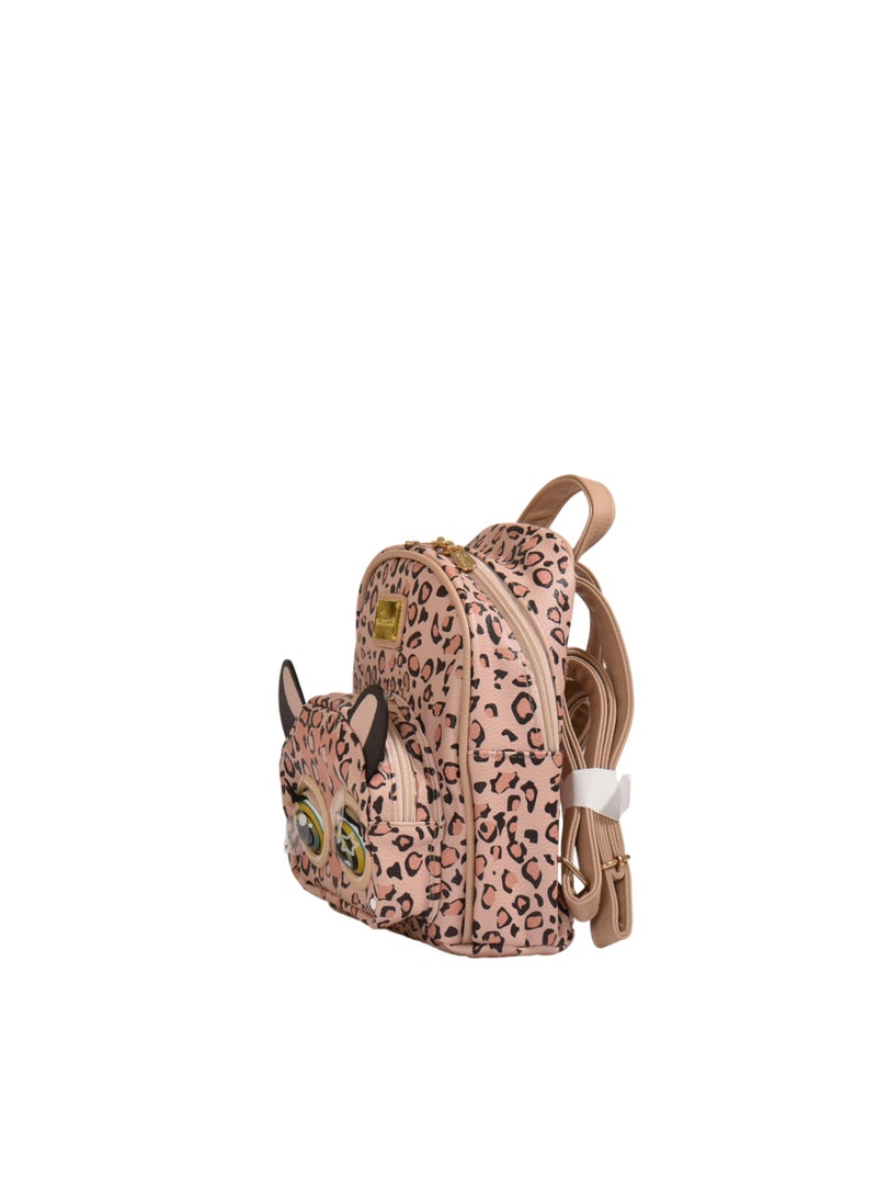 Supercute Kids Leopard Backpack SF231 | 9 Inch Small School Bag | Lightweight Toddler Backpack - Image 3