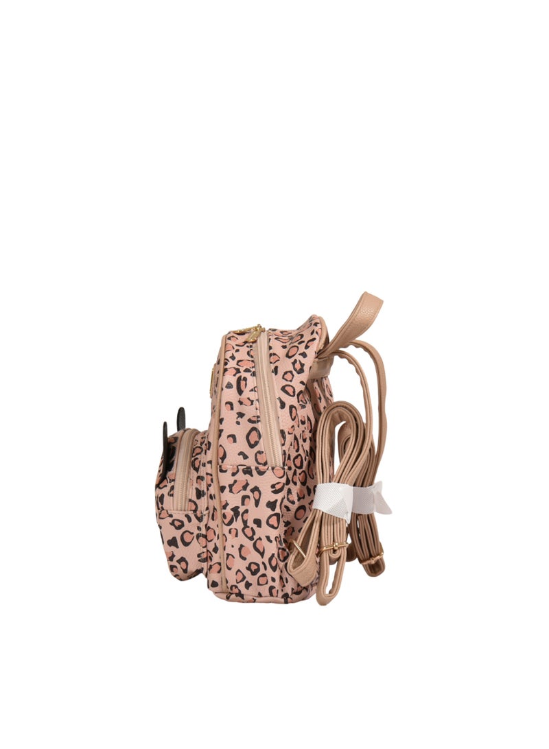 Supercute Kids Leopard Backpack SF231 | 9 Inch Small School Bag | Lightweight Toddler Backpack - Image 4