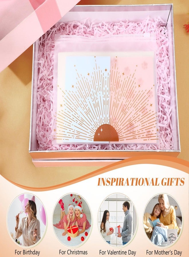 Reginary 100 Pcs Inspirational Gifts for Girls Women Travel Cheer Makeup Bag Bulk Loved Quotes Cosmetic Bags with Zipper Thank You Encouragement Birthday Gift Bag (Gold Star) - Image 3