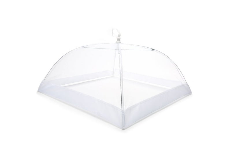 Fox Run Square Food Umbrella, Giant, 18" sq, White - Image 4