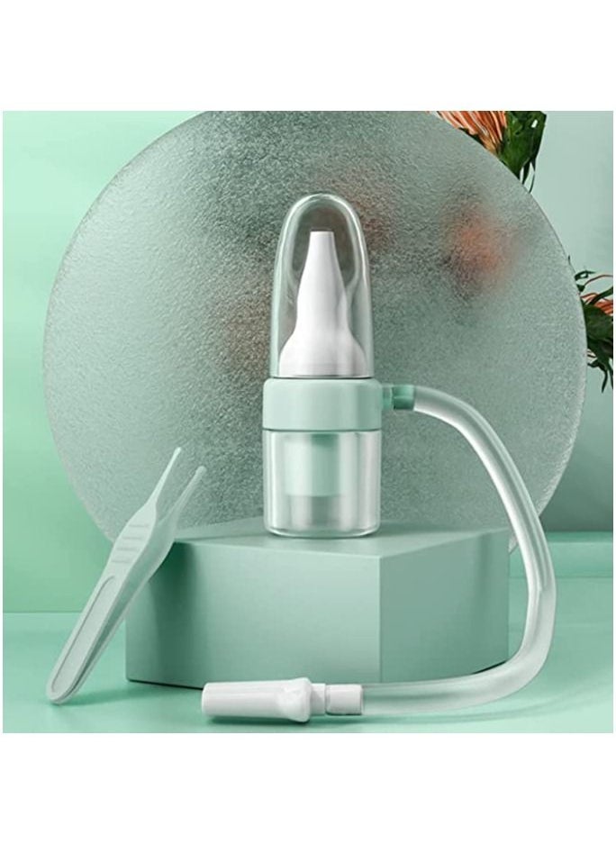 Be a better mom Nasal Aspirator Baby Safe Baby Nose Cleaner Easy Operated Nose Relieve Blocked Nose For Babies Infants Toddlers Bpa Free No Noise Easier for Baby Accept 0 Month +  - Image 1