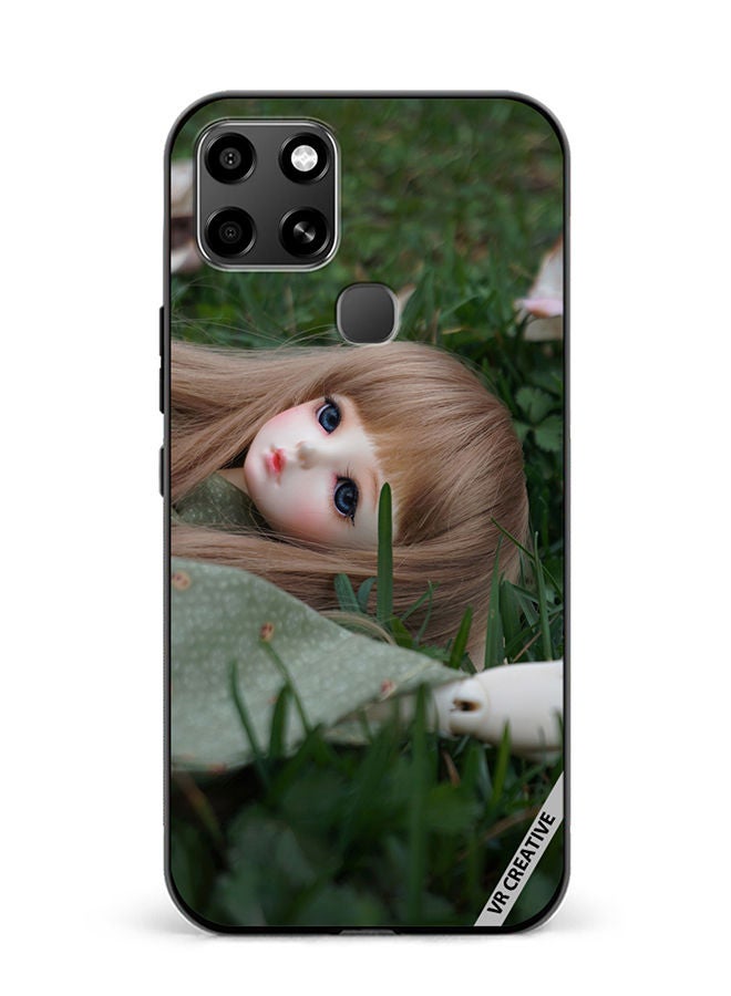 VR CREATIVE Protective Case Cover For Infinix Smart 6 Sleeping Barbie Design Multicolour - Image 1