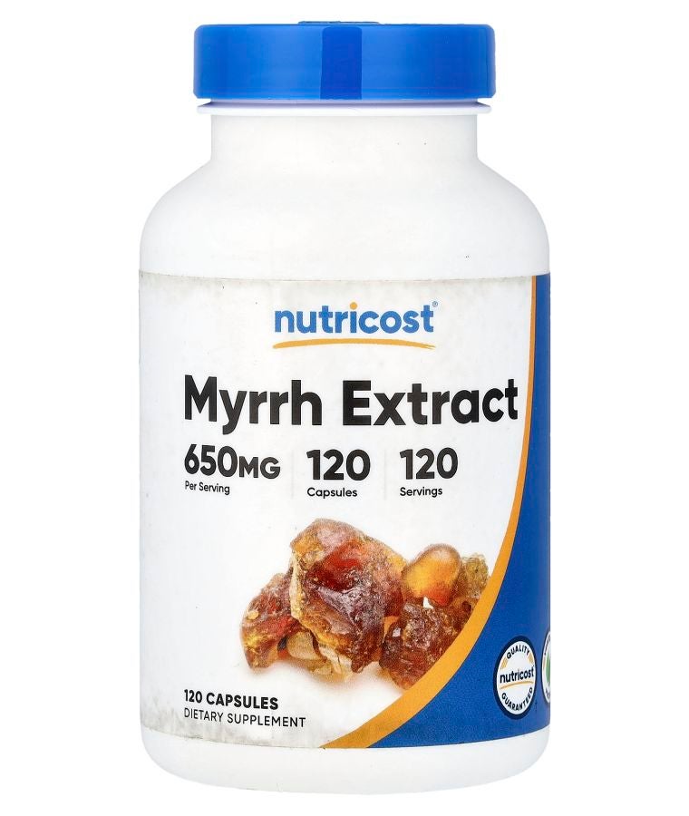 Myrrh Extract 650 mg 120 Capsules