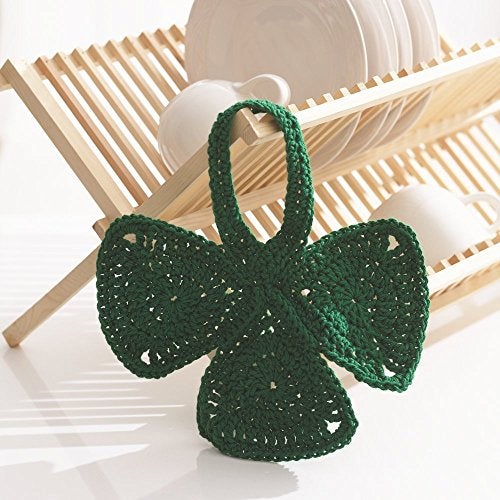 Lily Sugar 'N Cream The Original Solid Yarn, 2.5oz, Medium 4 Gauge, 100% Cotton - Dark Pine - Machine Wash & Dry - Image 4