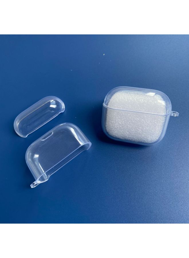 Tpu Material Suitable For Apple Airpods Protective Case Pro2 Earphone Case 3/4 Generation Transparent 5 Generation Diy Earphone Case-Color:Soft Shell (no Packaging)-Applicable Model:airpods 1/2 Generation (with Hanging Ears)