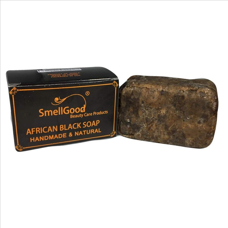 smellgood Black Soap Brick Imported From Ghana 1lb - Image 2