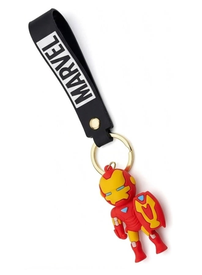مارفل ميدالية مفاتيح "آيرون مان" (Iron Man) من مارفل بتصميم ثلاثي الأبعاد، ميدالية شخصية للأطفال، إكسسوار للحقائب، تعليقة لحقيبة الظهر، هدية ولعبة قابلة للاقتناء، تصاميم متنوعة. - Image 2