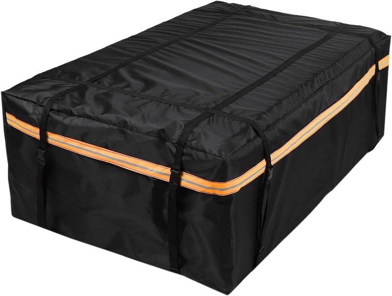 Cargo Bag Car Roof Cargo Carrier with Night Reflective Strip Universal Luggage Bag Storage Cube Bag,Waterproof Roof Rack Cargo Carrier for Travel Camping - Image 5