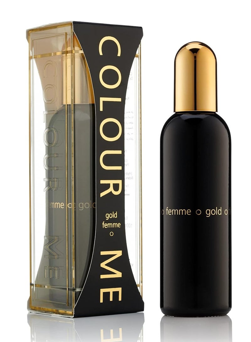 Colour Me Gold Femme for Women - Eau de Parfum, 100ml - Image 1