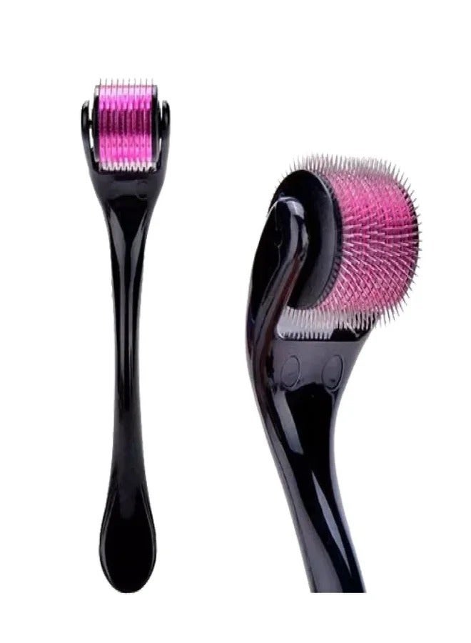 Derma Derma Roller Cross Needle Anti Aging Skin Rejuvenation, Hair Growth, Beard Growth with Steel Micro Needles (0.5mm) - Image 4