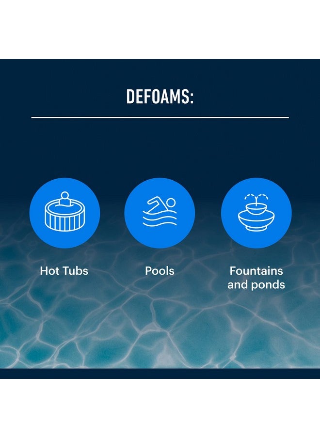 Essential Values Hot Tub Foam Eliminator, 2 Pack Pool & Spa Defoamer (32oz/ Bottles) - Eliminate Foam Without Harsh Hot Tub Chemicals, Eco-Friendly & Safe w/Silicone Anti Foam. Get Foam Down and Enjoy Leisure Time  - Image 3