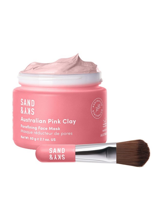 Sand & Sky Australian Pink Clay Porefining Mask for Blackheads. Evens skin tone. - Image 1