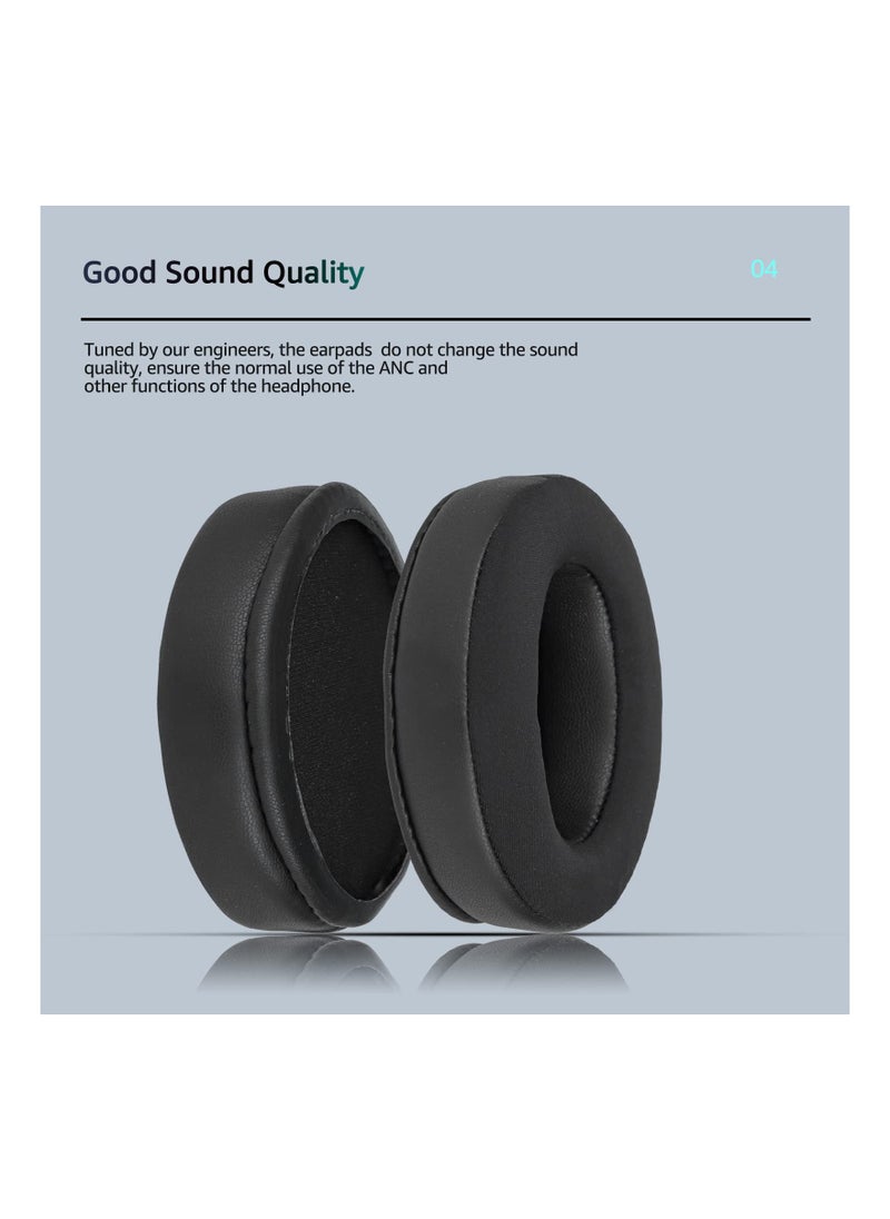 SYOSI - Frozen Replacement Earpad for Sennheiser Headphones, Fits HD4.50BT/ HD4.50/ HD4.50BTNC/ HD458BT/ HD450/ HD450BT, Headset Ear Cushion with Soft Clothes & Memory Foam (Black) - Image 1