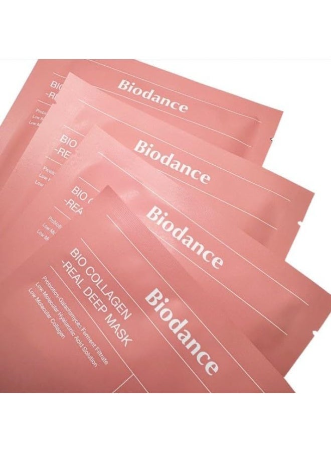 BIODANCE Real Deep Bio Collagen Mask 34g/1.19oz x 4 pieces - Image 2