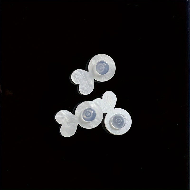 PETO 6 Pcs Silicone Earring Backs for Heavy Earrings, Invisible Lifting Support Pads, Anti-Sagging Earring Lifters for Studs and Drops - Image 4