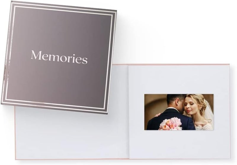 HEIRLOOM Video Book - 5" HD Screen for Custom Memory Gift - Wedding Birthday Christmas Anniversary - 20 Min Video Photo Keepsake - USB Rechargeable - Memories - Image 1