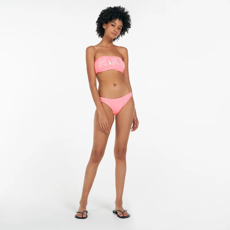 Nike Red Women's Bandeau Swimming Bikini Top for Women | Best Price UAE