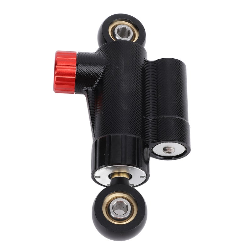 Motorcycle Steering Damper Stabilizer CNC Aluminum Alloy Adjustable Safe Control Enhanced Stability for Motorbikes Black - Image 3