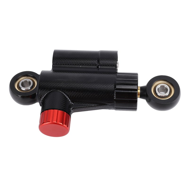 Motorcycle Steering Damper Stabilizer CNC Aluminum Alloy Adjustable Safe Control Enhanced Stability for Motorbikes Black - Image 4