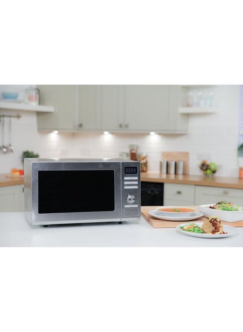 20L Digital 900w Solo Microwave Stainless Steel.  - Image 2