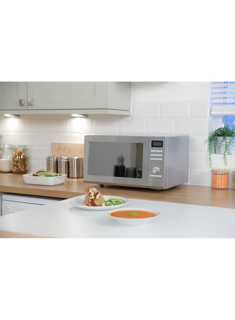 20L Digital 900w Solo Microwave Stainless Steel.  - Image 5