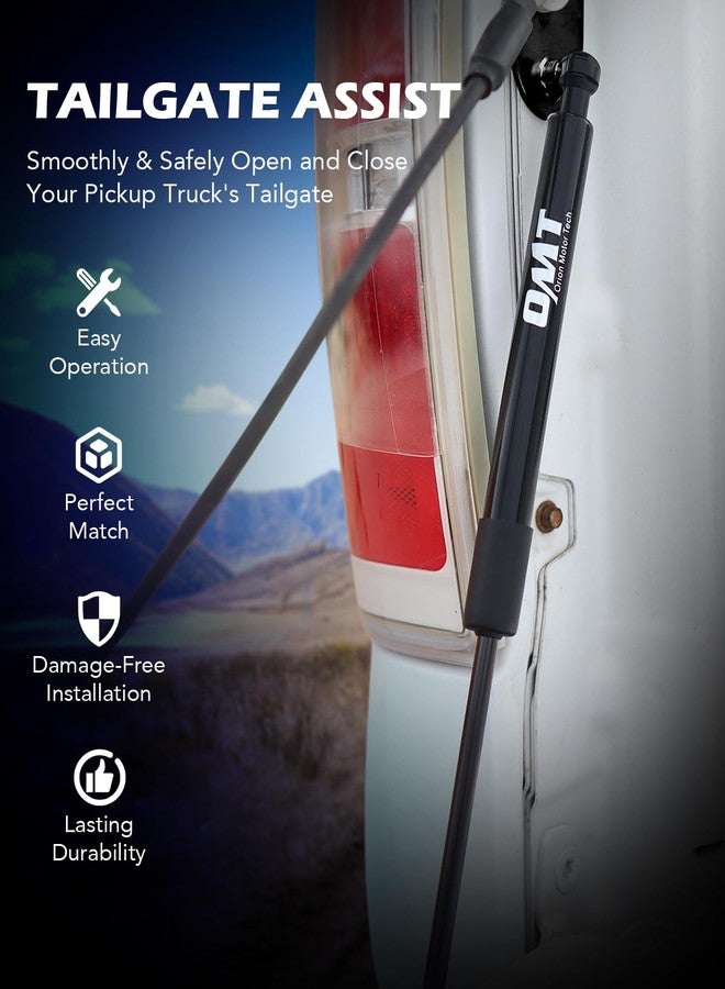 Orion Motor Tech Truck Tailgate Assist, Pickup Tailgate Lift Assist Kit Compatible with 2022 to 2025 Ford Maverick, Heavy Duty Steel Tailgate Shock Absorber Tailgate Damper with Mount - Image 2