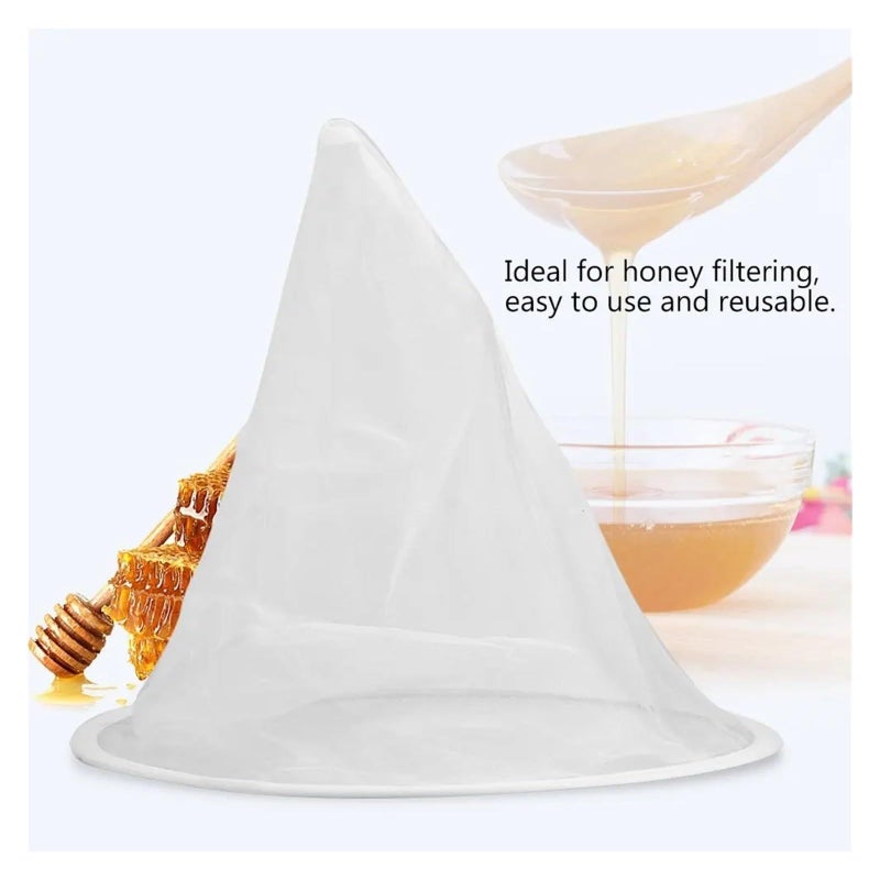 Beekeeping Honey Strainer Filter Screen 10 Pcs Fine Mesh Apiary Equipment Kitchen Tool - Image 4