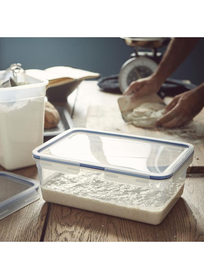 زبون وعاء طعام مع غطاء، مستطيل/بلاستيك، 5.2 لتر - Image 2
