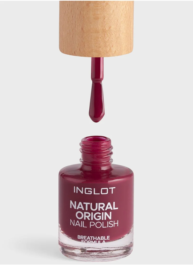 Inglot INGLOT NATURAL ORIGIN NAIL POLISH MARRY RASPBERRY 016