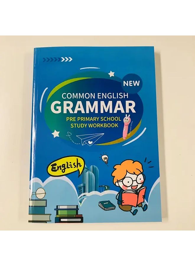 كتاب تدريبات نحو إنجليزي 344 صفحة مع دليل تعلم تفاعلي، رسوم توضيحية ملونة، أنشطة تعليمية ممتعة، أداة مساعدة تعليمية من مادة الورق، كتاب نحو إنجليزي للمعلمين - Image 2