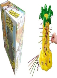 Skip Monkeys Kids Game with Monkey Game Pieces, Sticks and Game Unit, Easy-to-Learn, 3+, 2 to 4 Players