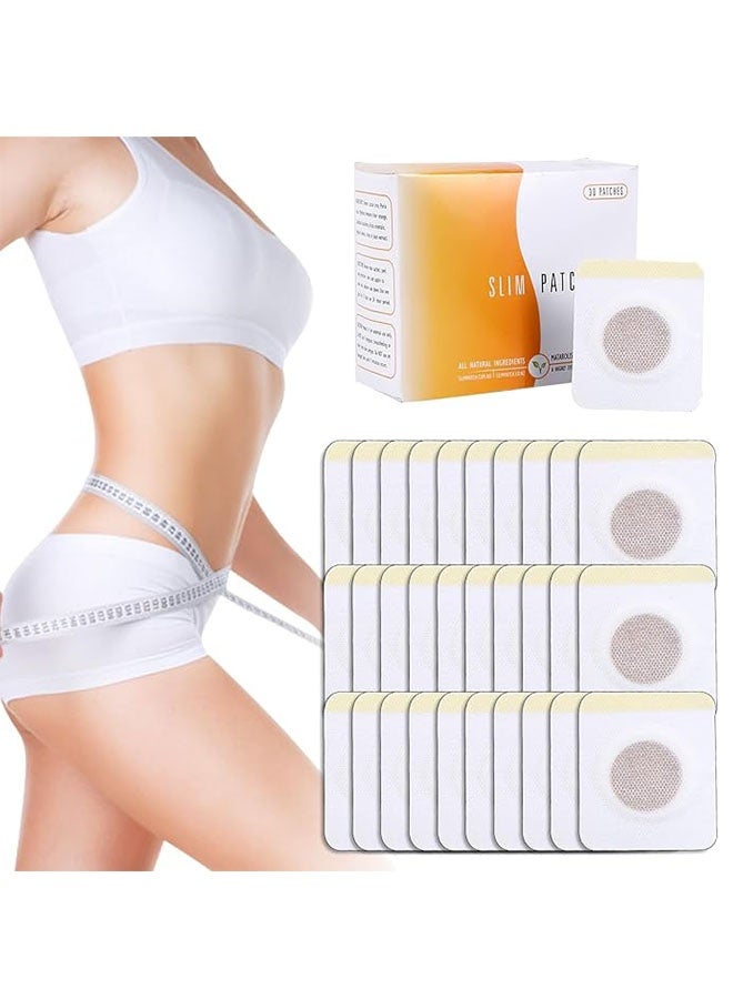30 PCS Slimming Patch, Natural Herbal Essence Fat Burn Slim Products, Body Belly Waist Losing Weight Cellulite Slimming Sticker - Image 1
