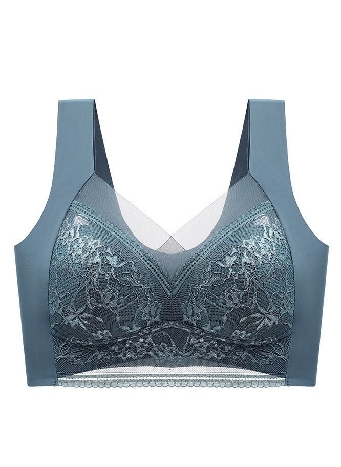 Taiahiro Sports gather special beautiful back bra cover,big chest show small traceless underwear 