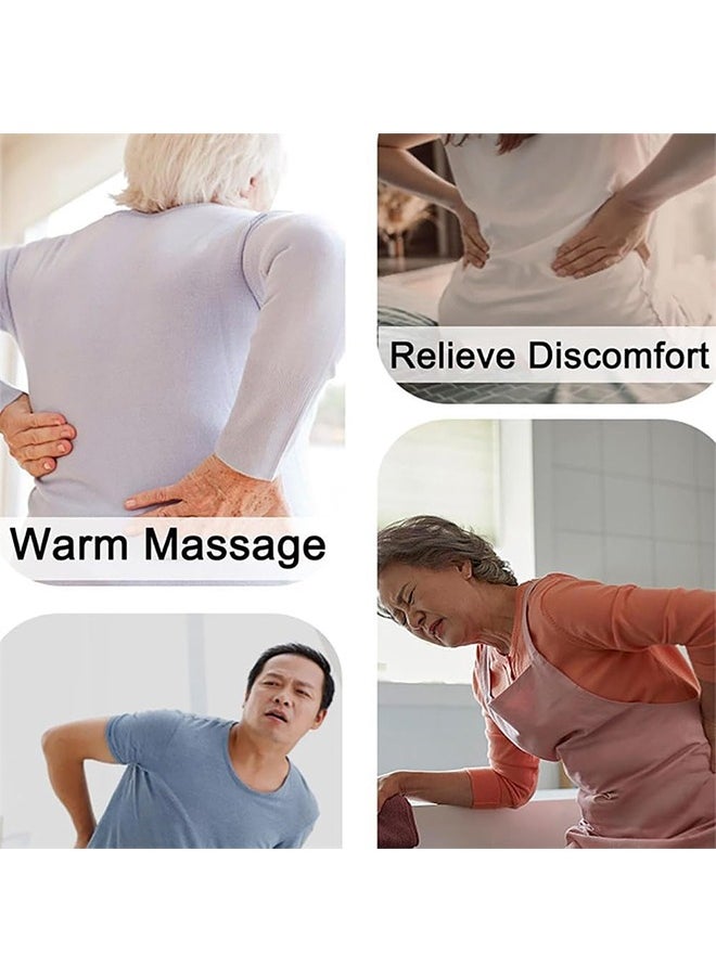 JCB CHIC Heated Waist Belt, Wearable Electric Heating Pad with Vibration Massage for Low Back, Waist and Belly, Cordless Heating Belt Massager for Keep Warm and Pain Relief (D108)  - Image 4