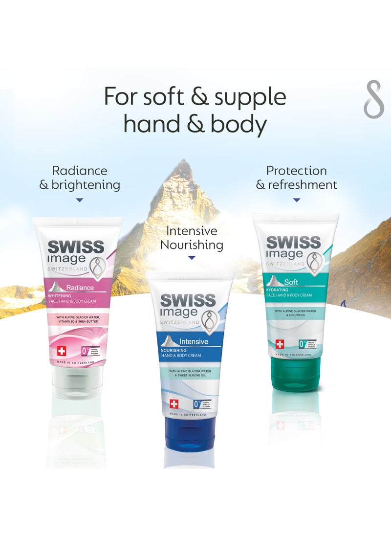 Soft Hydrating Hand & Body Cream 75 ml | Instant Hydration & Non Greasy enriched with Alpine Glacier Water & Edelweiss for Daily Use