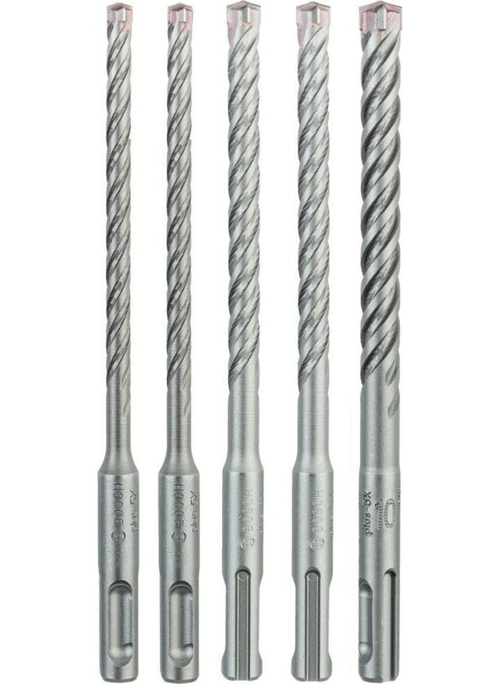 BOSCH 2608833911 Sds Plus-5x Concrete Drill Bit Set of 5  - Image 1