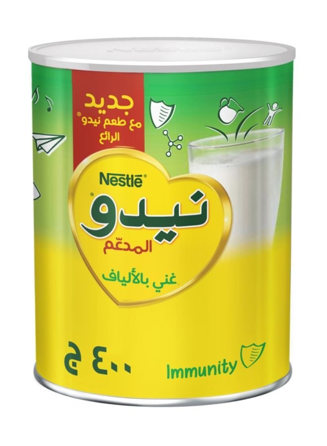 Nido Fortified Powder Milk Rich in Fiber Tin 400g - Image 2