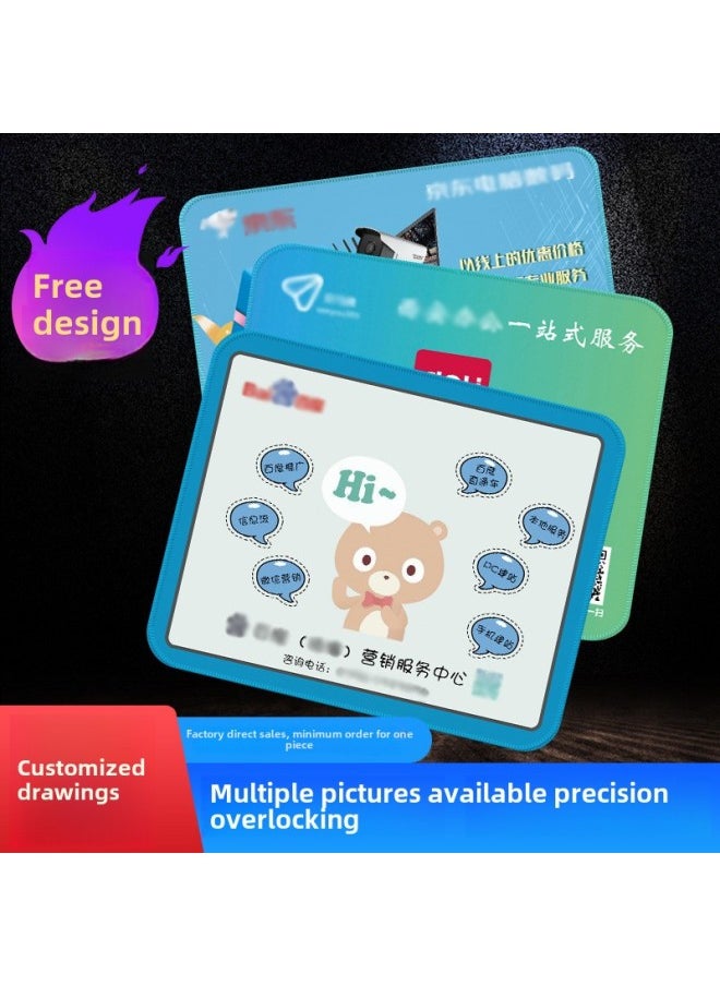 Generic - On Behalf Of A Multi-size Mouse Pad Shortcut Keys Advertising Game Cartoon Computer Rubber Table Pad Thermal Transfer-Color:400x300x3mm-Pattern:Cute Dog - Image 1