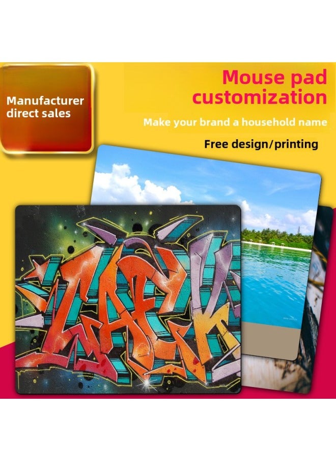 Generic - On Behalf Of A Multi-size Mouse Pad Shortcut Keys Advertising Game Cartoon Computer Rubber Table Pad Thermal Transfer-Color:400x300x3mm-Pattern:Cute Dog - Image 1