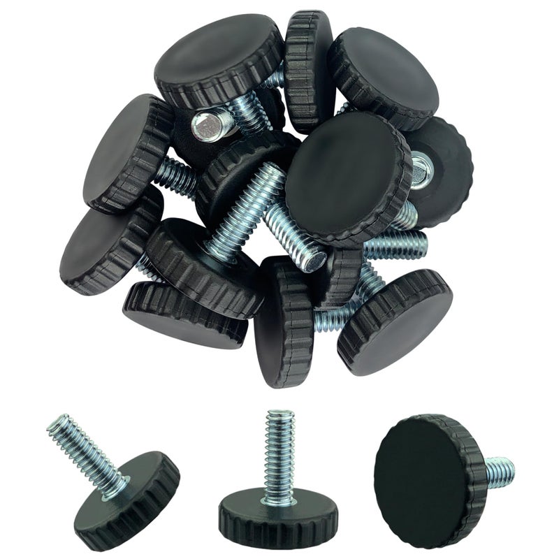 Twig 14 قدم مستوى للأثاث مع براغي قابلة للتعديل 12 حزمة