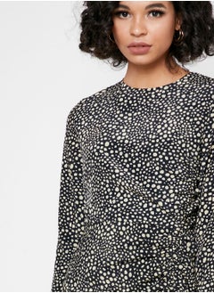 Jovonna London Leopard Print Ruch Detail Midi Dress  - Image 3