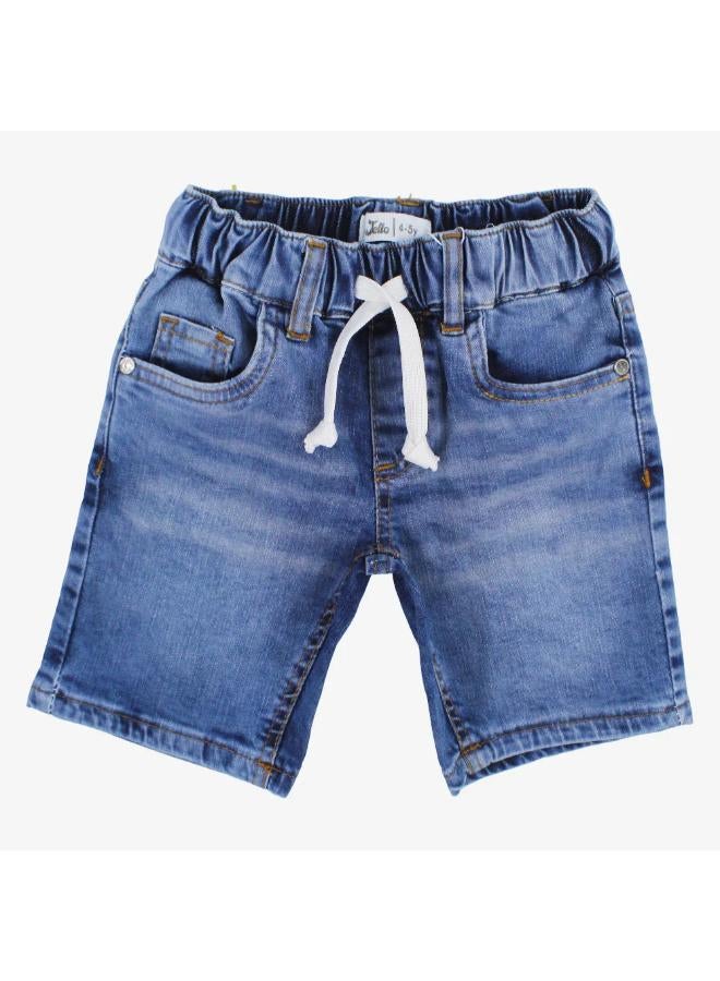 Denim Shorts Dark Wash - Image 1