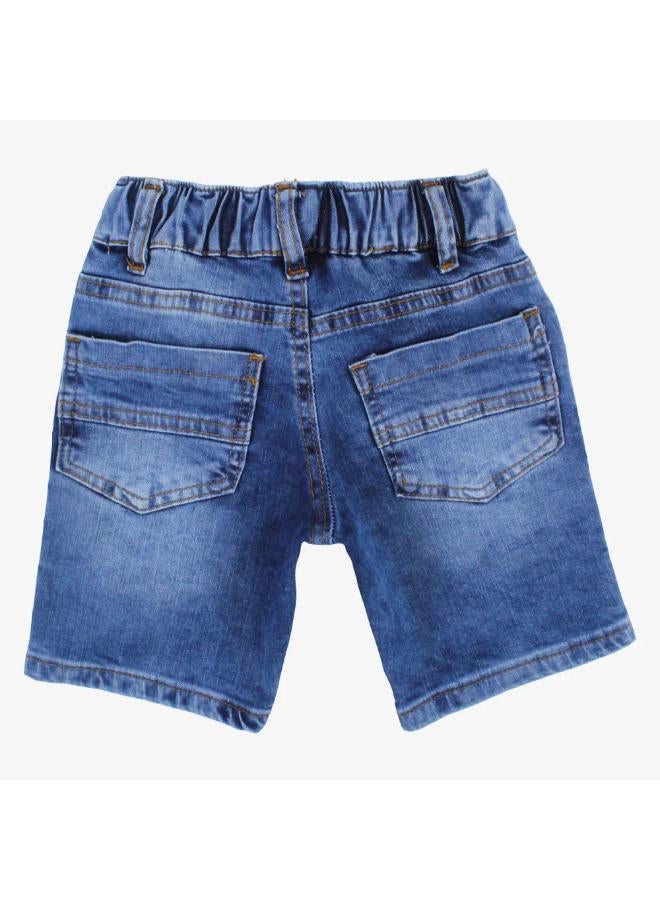 Denim Shorts Dark Wash - Image 2