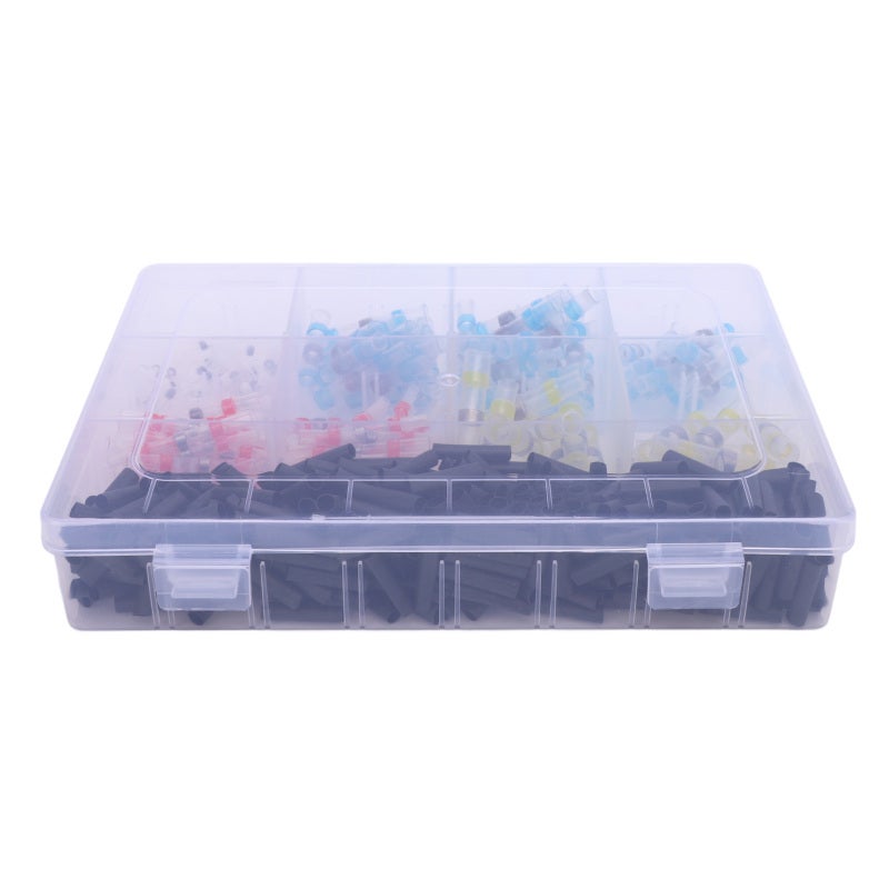 Solder Seal Wire Connectors Heat Shrink Butt Splice Nylon Connectors - Waterproof Sealing Design Electrical Wiring Splice Connector for Marine Automotive Applications - Image 1