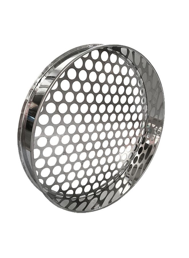 Hole Sieve Sieve Sieve Prickly Ash Seed Sieve Plate Hole-Specification:Diameter 40cm-Colour:Aperture 12mm