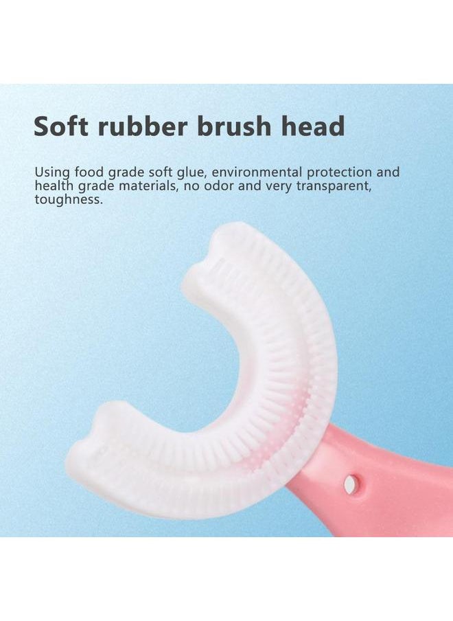 2Pcs U Shaped Toothbrush Food Grade Soft Rubber Manual Training Toothbrush Oral Cleaning for Baby Blue Heart Type - pzsku/Z8531ACFB0B729219C7A5Z/45/_/1732119419/8f3379c2-9376-4755-8494-3ebaaba0e051