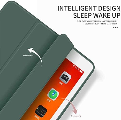 Oaky Cover Compatible with Apple iPad Pro 10.5 inch 2017 with Pencil Holder Auto Sleep/Wake Cover Model - A1701, A1709 - Dark Green - Image 5