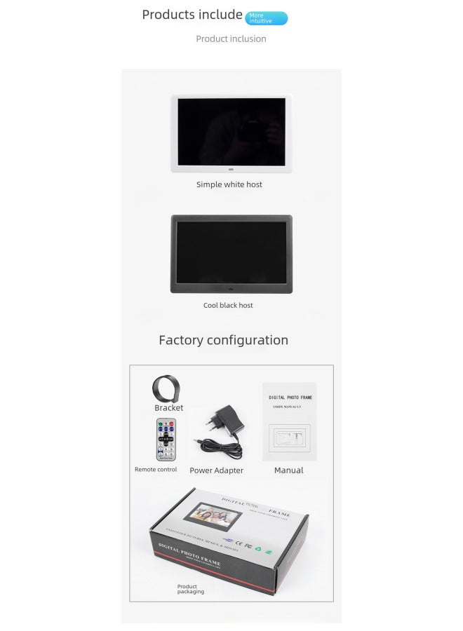 For 7 Inch Digital Photo Frame 7 Inch Electronic Photo Album Usb Video Player Advertising Machine Video Machine - Image 5