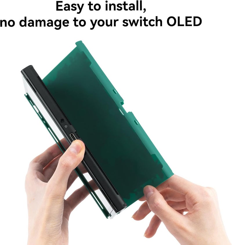GEEKSHARE Protective Case Slim Cover Case Compatible with Switch OLED and Joystick - Shock-Absorption and Anti-Scratch Skin Case for OLED Switch - Bunny Garden - Image 5