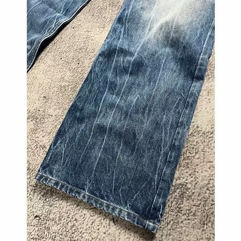 Unisex Classic Denim Jeans Loose Fit Daily Outdoor Wear - Image 5